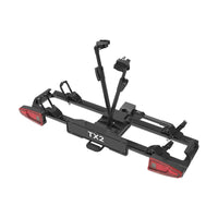 Portabicicletas Spinder TX2 LED — Plegable, 2-3 bicis, luces integradas